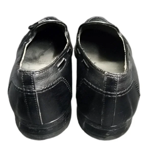 FootJoy Classics Men's Black Leather Tassel Loafer Shoes Size 11D Style 75309 - Picture 7 of 13